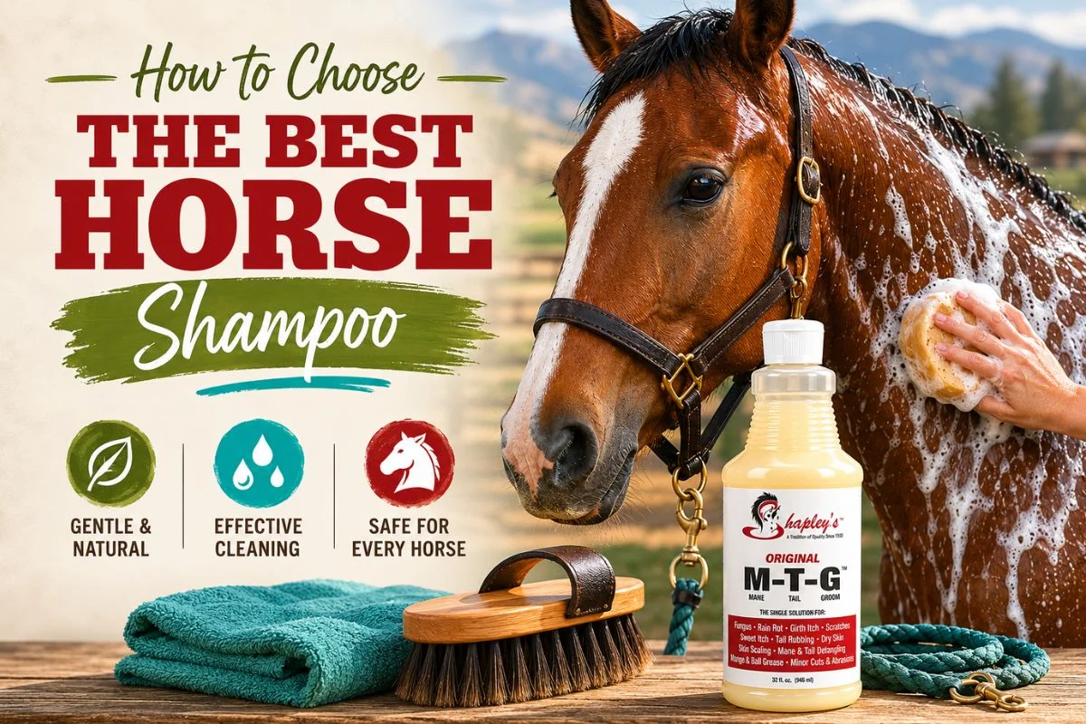 Horse shampoo and coat care products
